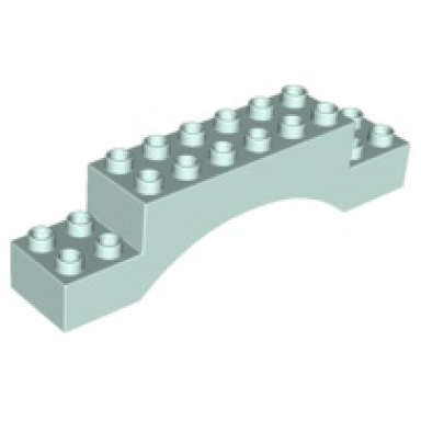 light aqua duplo brick 2 x 10 x 2 arch