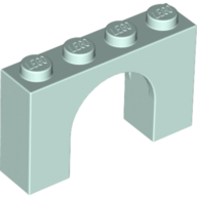 light aqua arch 1 x 4 x 2