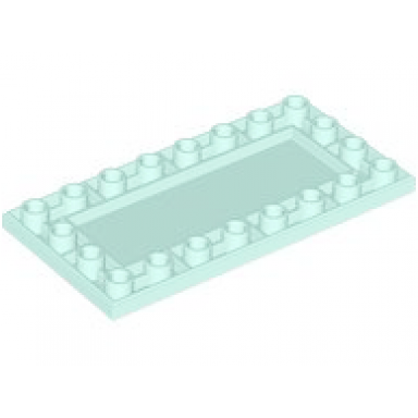 light aqua tile modified 4 x 8 inverted with studs on edges