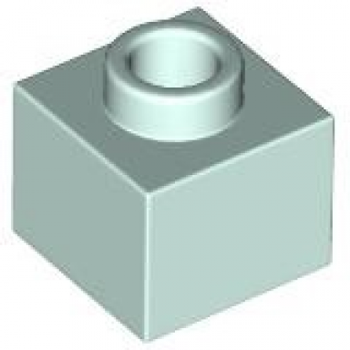 light aqua brick modified 1 x 1 x 2 3 with open stud