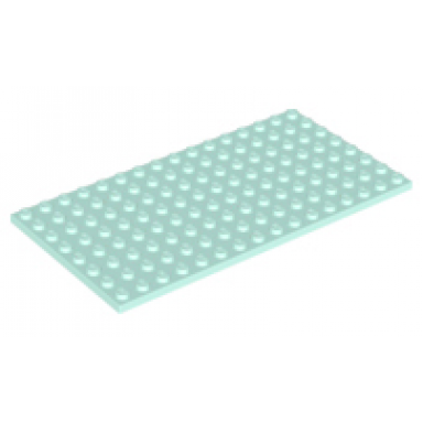 light aqua plate 8 x 16