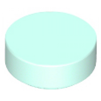 light aqua tile round 1 x 1