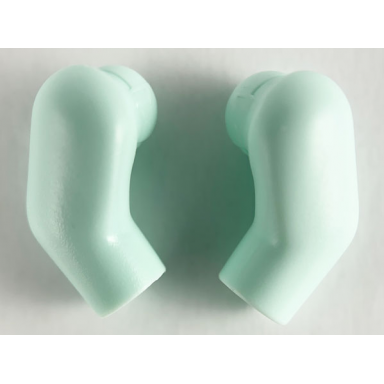 light aqua arm matching left and right pair