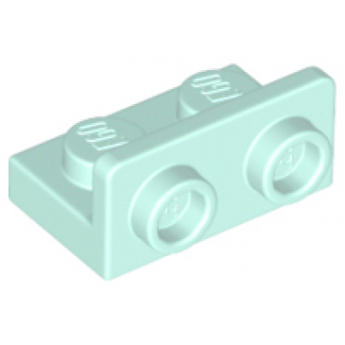 light aqua bracket 1 x 2 - 1 x 2 inverted