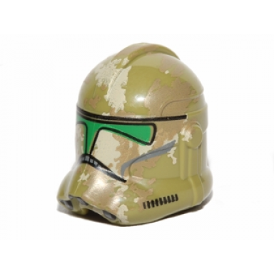 olive green minifigure headgear helmet sw clone trooper phase 2 with 41st camouflage pattern