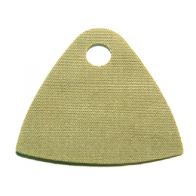olive green minifigure cape cloth short with single top hole