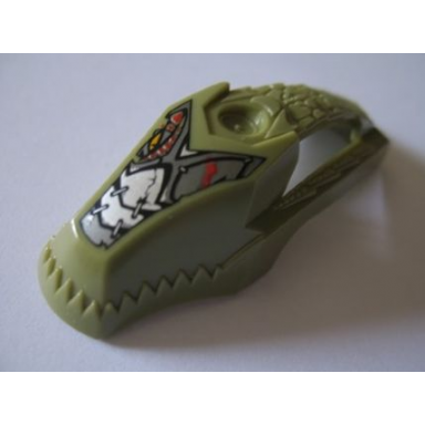 olive green flywheel fairing crocodile streamlined shape with cragger pattern