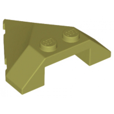 olive green wedge 4 x 4 pointed