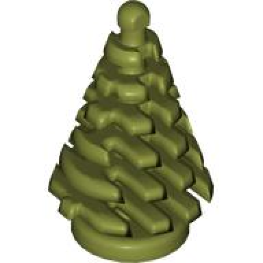olive green plant tree pine small 2 x 2 x 4