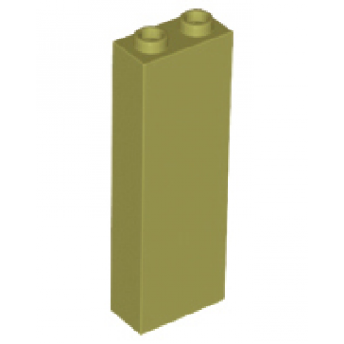 olive green brick 1 x 2 x 5
