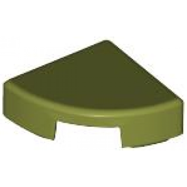 olive green tile round 1 x 1 quarter