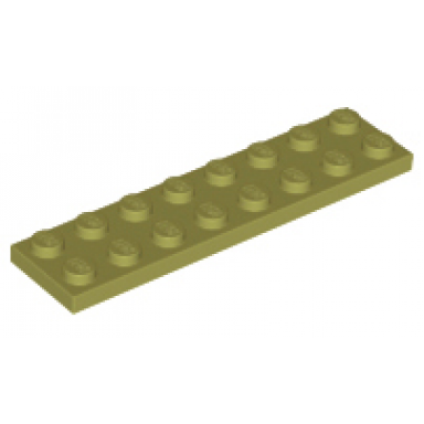 olive green plate 2 x 8