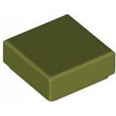 olive green tile 1 x 1
