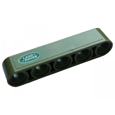 olive green technic liftarm thick 1 x 5 with land rover logo pattern model right side sticker - set 42110