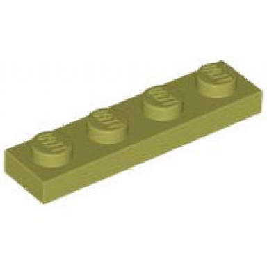 olive green plate 1 x 4