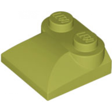 olive green slope curved 2 x 2 x 2 3 with 2 studs and curved sides