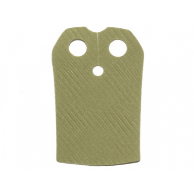 olive green minifigure cape cloth straight sides - traditional starched fabric