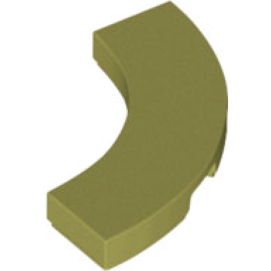 olive green tile round corner 3 x 3 macaroni