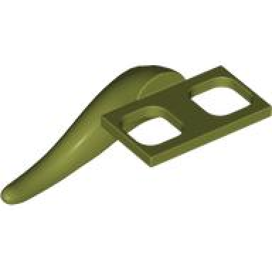 olive green minifigure costume tail dinosaur