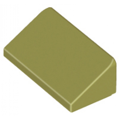 olive green slope 30 1 x 2 x 2 3