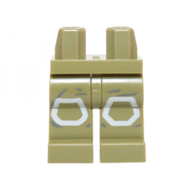 olive green hips and legs with sw ground crew white knee pads pattern