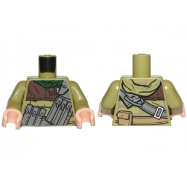 olive green torso sw hoodie jacket with dark bluish gray pocket device pattern rebel trooper olive green arms light nougat hands