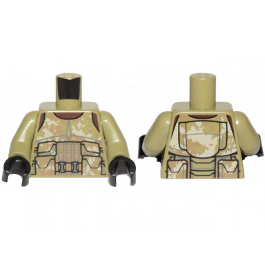 olive green torso sw armor camouflage elite corps trooper pattern 2 olive green arms black hands