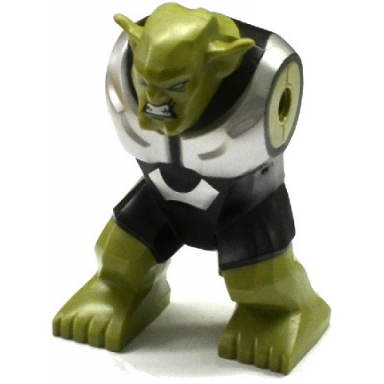 olive green body giant goblin with green goblin pattern