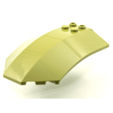 olive green windscreen 8 x 6 x 2 curved sloped sides
