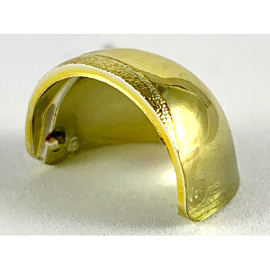 chrome gold minifigure visor large
