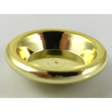 chrome gold minifigure utensil dish 3 x 3
