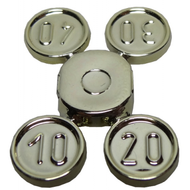 chrome gold minifigure utensil coins on sprue 10 20 30 40 type 1
