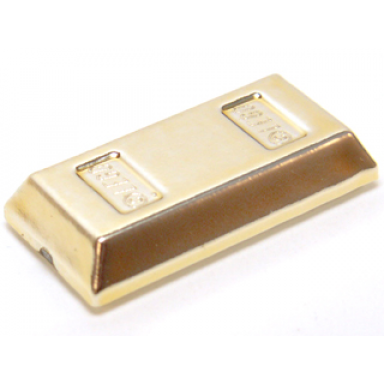 chrome gold minifigure utensil ingot bar