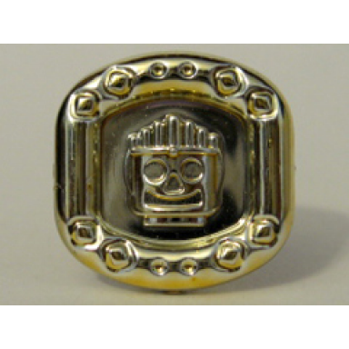 chrome gold minifigure utensil sun disk