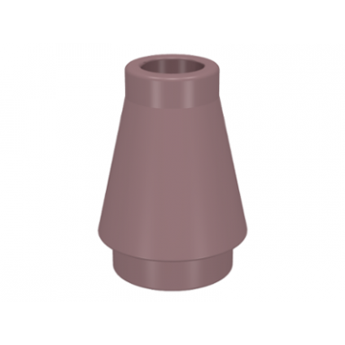sand red cone 1 x 1