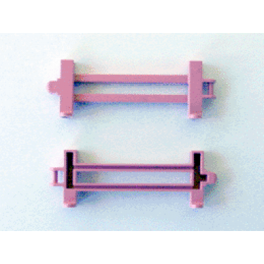 medium dark pink duplo fence 1 x 5 x 1 1 2 interlocking