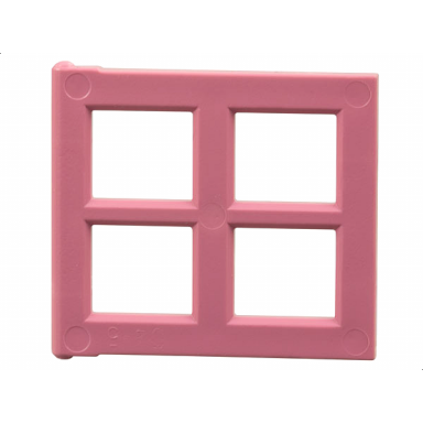 medium dark pink pane for window 2 x 4 x 3