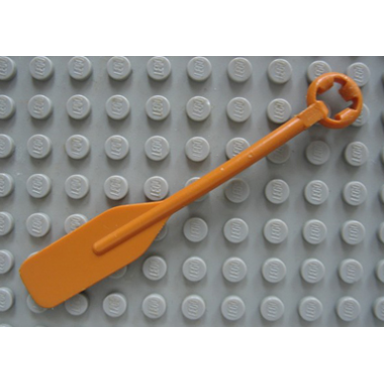 earth orange fabuland utensil oar with ring handle