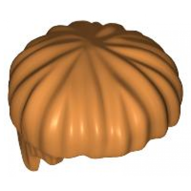 earth orange minifigure hair short bowl cut