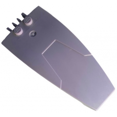 sand purple windscreen 8 x 4 x 2 curved taper with locking dual 2 fingers