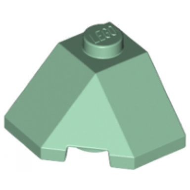 sand green wedge 2 x 2 slope 45 corner