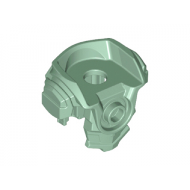 sand green minifigure armor breastplate with shoulder pads and front stud