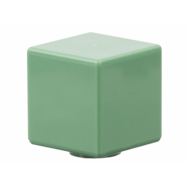 sand green minifigure head modified cube plain