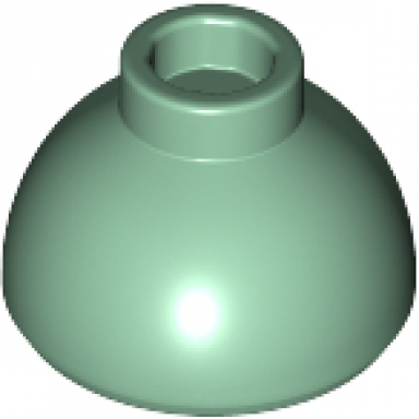 sand green brick round 1 1 2 x 1 1 2 x 2 3 dome top