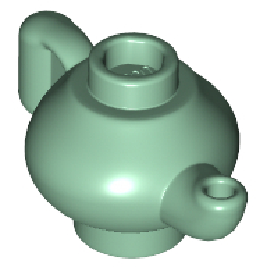 sand green minifigure utensil teapot