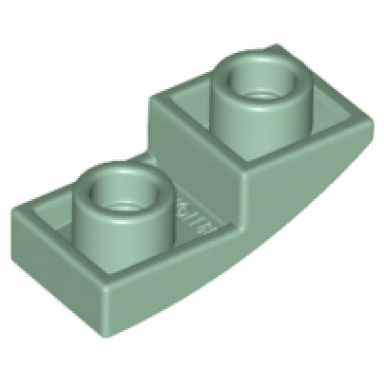 sand green slope curved 2 x 1 x 2 3 inverted