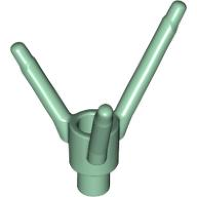 sand green plant flower stem with bar holder bar and 3 stems