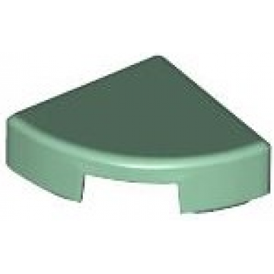 sand green tile round 1 x 1 quarter