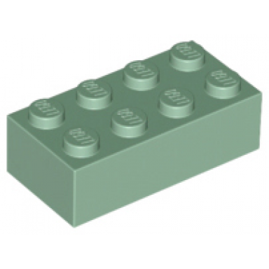 sand green brick 2 x 4