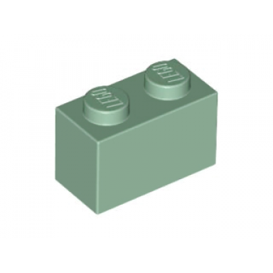 sand green brick 1 x 2